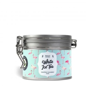 WHITE ICE TEA PREMIUM BLEND ALVEUS Grapefruit Cranberry Taste 50g CUTIE