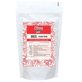 Cafea specialitate prajita boabe BRAZIL FAZENDA SERTAO, YELLOW BOURBON 500g plic