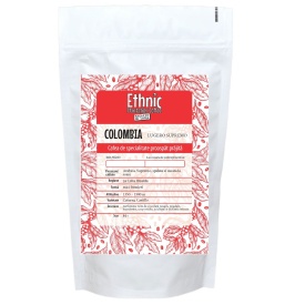 Cafea de specialitate prajita si macinata COLOMBIA LUGERO Arabica 1kg plic