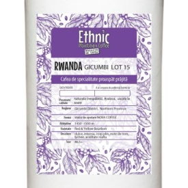 Cafea specialitate prajita si macinata RWANDA GICUMBI LOT 15, 400g cutie