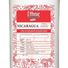 Cafea de specialitate prajita boabe NICARAGUA FINCA AURORA 400g cutie
