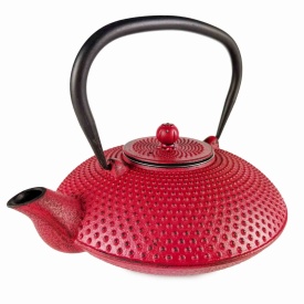 Momiji Teapot- ceainic japonez din fonta rosu 800ml cu filtru din inox