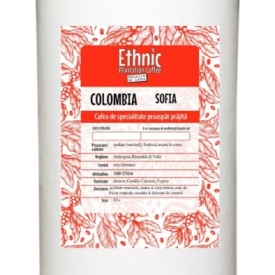 Cafea de specialitate prajita boabe COLOMBIA SOFIA Arabica 400g cutie