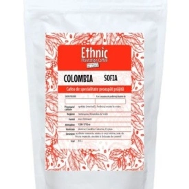 Cafea de specialitate prajita si macinata COLOMBIA SOFIA Arabica 500g plic
