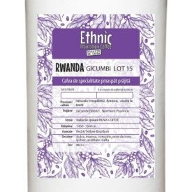 Cafea specialitate prajita boabe RWANDA GICUMBI LOT 15, 400g cutie