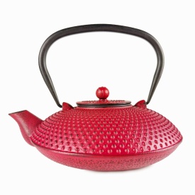 Momiji Teapot- ceainic japonez din fonta rosu 800ml cu filtru din inox - Img 3