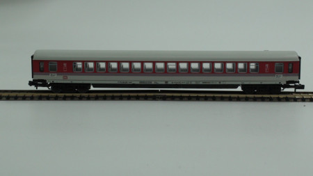 Fleischmann 8183 Sneltrein Zilver/rood 1e klasse NIEUW N (1:160) OVP