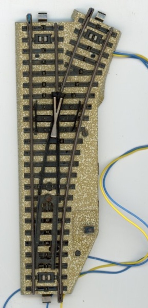 MA 5203B-G1 Märklin M (H0) Wissel electrisch links 24,17 graden KLEINE lantaarn gebruikt goede kwaliteit