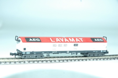 Minitrix 3567 Goederenwagen met schuifdak AEG LAVAMAT