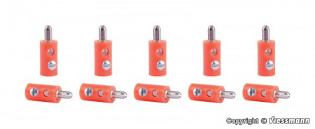 VIESSMANN 6875 10 banaanstekers oranje oude type (dikker)\