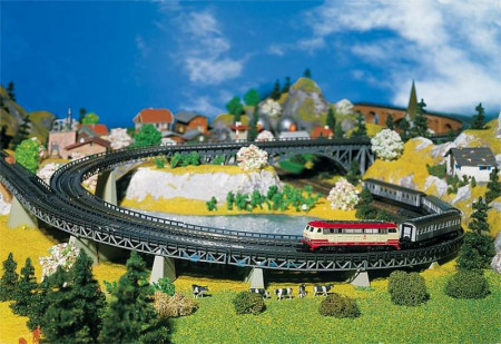 FALLER 222542 Vier brugdelen gebogen R1