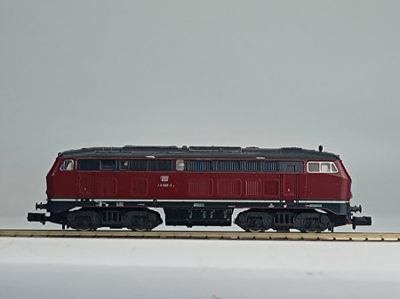 Fleischmann 7232-G Diesel BR 210 rood DB gebruikt OVP
