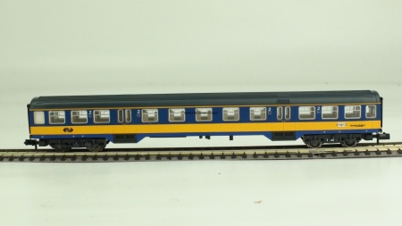Fleischmann 8656 Snetreinrijtuig NS geel/blauw 2e klasse gebruikt N (1:160) OVP