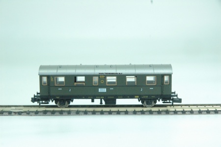 Fleischmann 8661K 2-asser Rijtuig groen 2e klasse type Bi NIEUW N (1:160) OVP