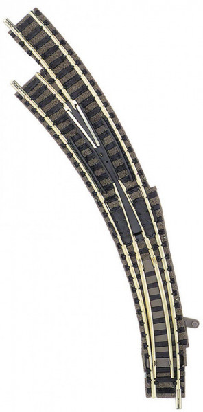 Fleischmann 9174-G WISSEL LINKS GEBOGEN 9142 L gebruikt