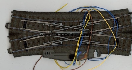 Märklin 24604 Rails dubbele kruiswissel 188,3 mm HANDBEDIENING