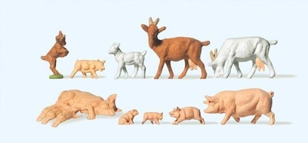 PREISER 14162 Geiten en varkens