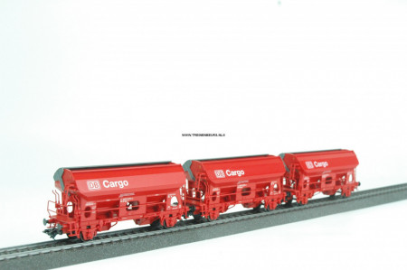 Märklin 46300 Set van drie zelflossers type Tds DB Cargo rood