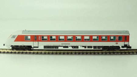 Fleischmann 8600K Sneltrein Rijtuig KOPRIJTUIG rood/lichtgrijs NIEUW N (1:160) OVP