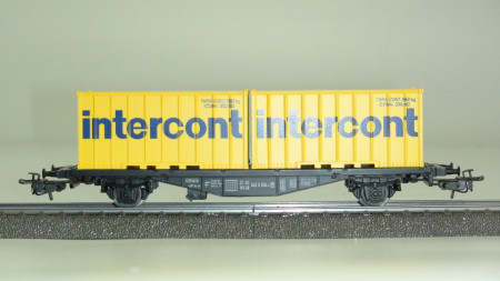 Märklin 4670 Containerwagen DB met twee containers 'intercint'