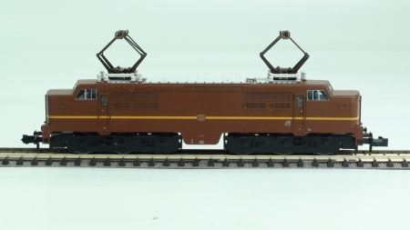 Minitrix 1282BR E-lok NS 1220 bruin NIEUW (uit startset)\