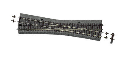 Roco 42591 Rocoline met brede bedding H0 Enkele kruiswissel 10 graden NIEUW