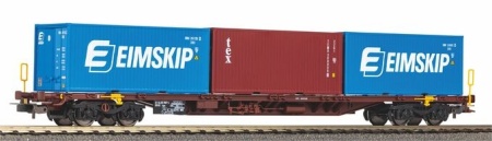 PIKO 54687 Containerwagen Sgnss met drie containers