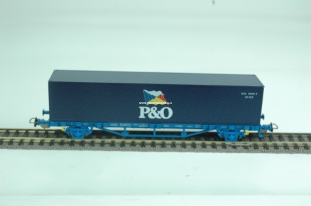 PIKO Containerwagen P&O UIT STARTSET (vrijwel; gelijk 57706)