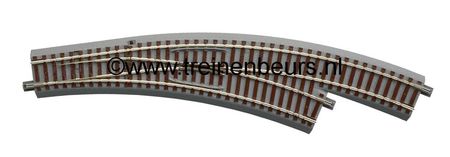 Roco 61155 Geoline met bedding H0 Gebogen wissel rechts straal 3/4 NIEUW
