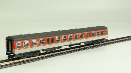 Fleischmann 7432-GBV Sneltrein Stadsbahn grijs-oranje MET BINNENVERLICHTING gebruikt OVP