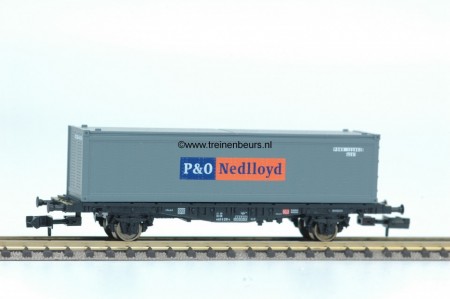 Fleischmann 8241K Container Containerwagon 40ft P&O NIEUW N (1:160) OVP