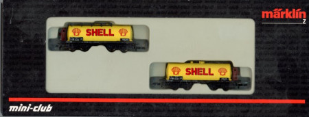 Märklin 82070 Set van twee SHELL ketelwagens 4-asser