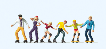 Preiser 10074 Rollerskaters