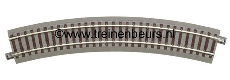 Roco 61123 Geoline met bedding H0 Gebogen rail radius 3 - 30 graden NIEUW