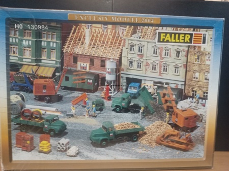 FALLER 130984 Constructieplaats met bewegende modellen