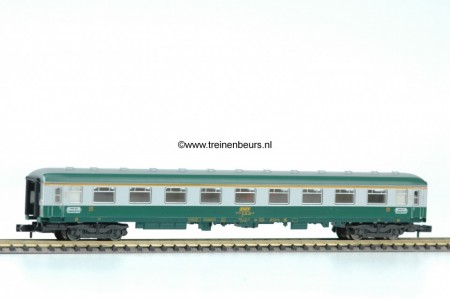 Fleischmann 8151 Sneltrein SNCF zilver/groen 1e klasse NIEUW N (1:160) OVP
