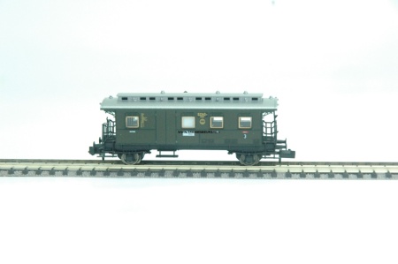 Fleischmann 8765K 2-asser Rijtuig 3e klasse met bagageafdeling Ccitr Pr05b NIEUW N (1:160)