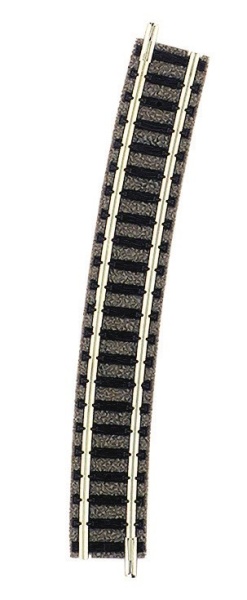 Fleischmann 9136 RAIL GEBOGEN R4 15 graden gebruikt