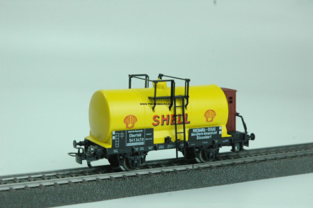 Märklin 4676 Shell tankwagen met remmershuis