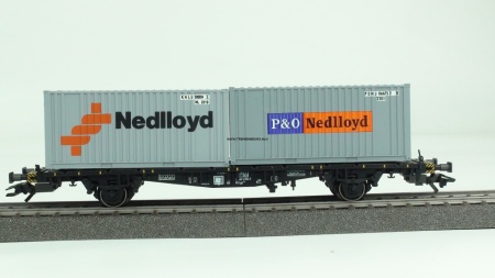Märklin 47683 Containerwagen met twee 20' Nedlloys containers