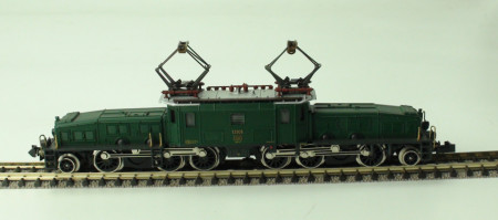Minitrix 12926 E-lok krokodil SBB groen
