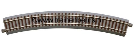 Roco 61124 Geoline met bedding H0 Gebogen rail R4 (511,1mm) 30 graden NIEUW
