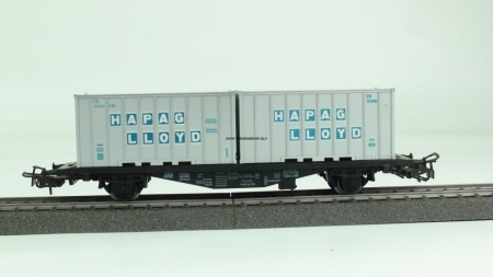 Märklin 4659 Containerwagen twee 20' HAPAG LLOYD containers