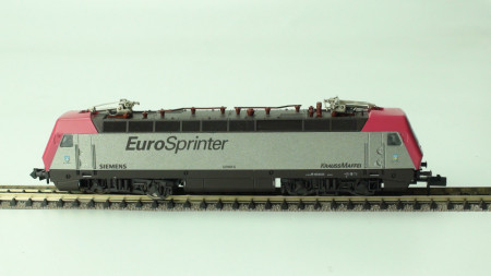 Minitrix 12863 E-lok BR 127 Eurosprinter OVP gebruikt