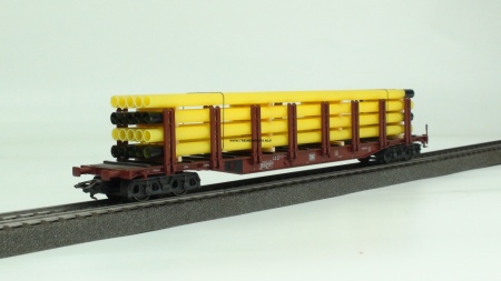 Märklin 8226 Rongenwgen 4-assig met houtlading gebruikt