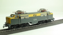 Märklin 3055 E-lok NS 1216 Grijs/geel gebruikt - Img 2