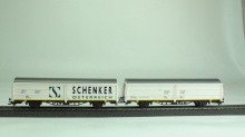 Märklin 47348 Set van twee Schenker schuifwandwagens gebruikt