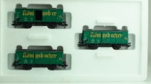 Märklin 48781 Set van drie gesloten goederenwagens met bewegende deuren Koningsbacher