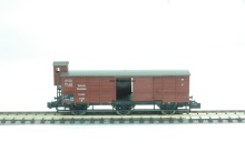 Minitrix 13830 Geslotel goederenwagen met remmershuis DRG