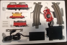 Roco 41220 Digitaal Goederentrein met BR180, railovaal, centrale, trafo en regelapparaar ROCOline met bedding
